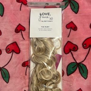 Blonde hair extensions!